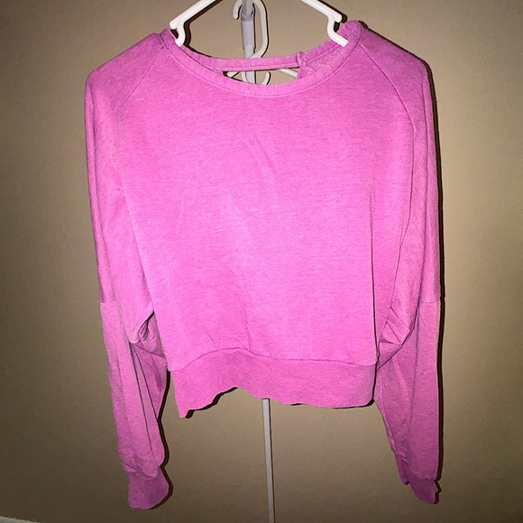 Pink Crop sweater - Picture 1 of 3